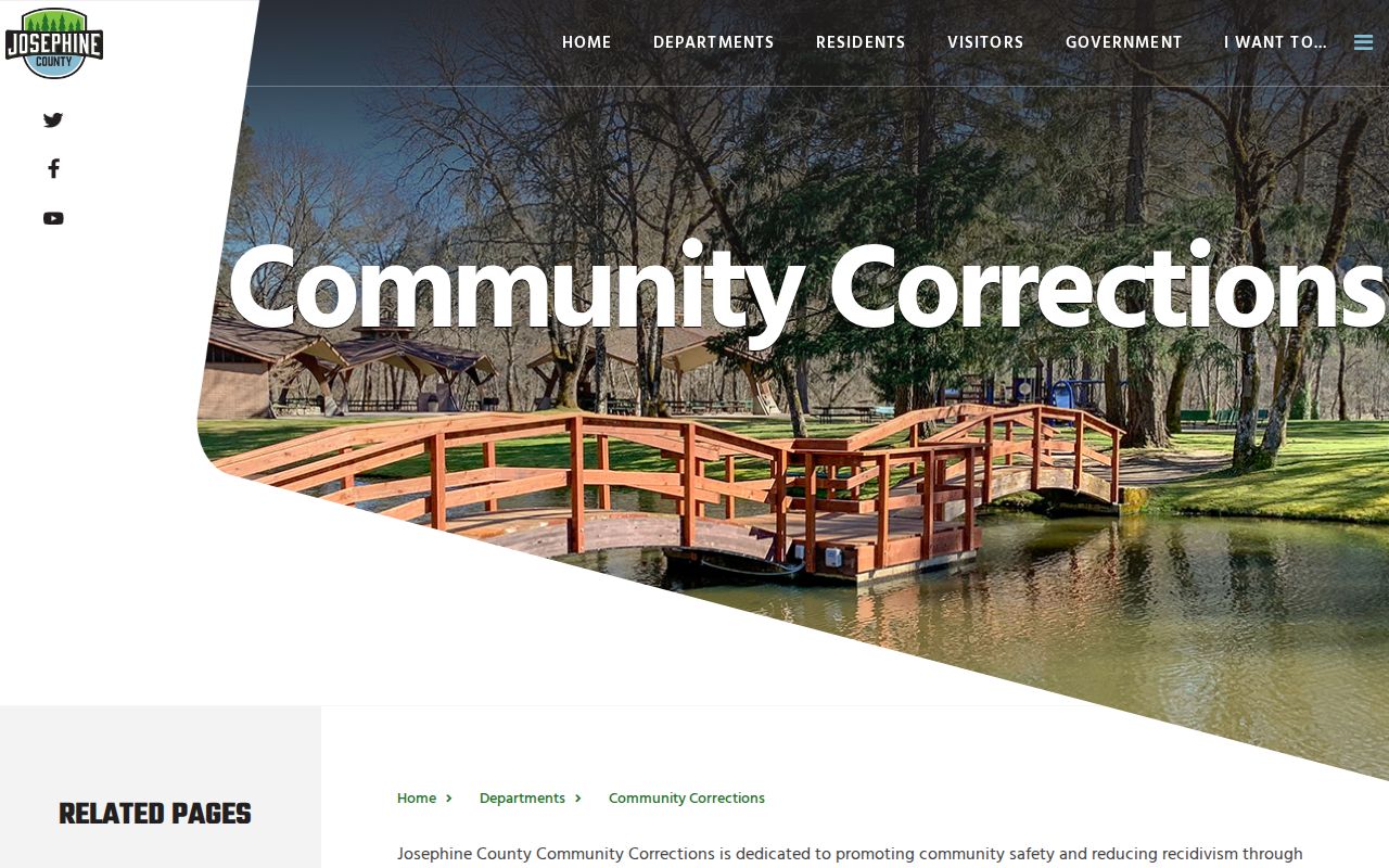Josephine County criminal history and Community Corrections office